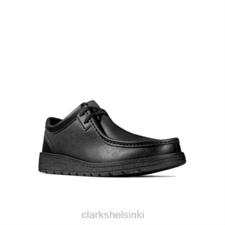 mendip craft jnr f fit mustat nahkaiset clarks Clarks lapset 2DHN4870 musta nahka