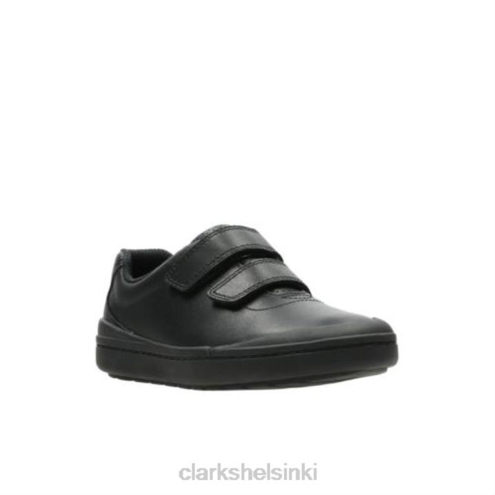 musta nahka clarks rock play inf g fit Clarks lapset 2DHN4888 musta nahka