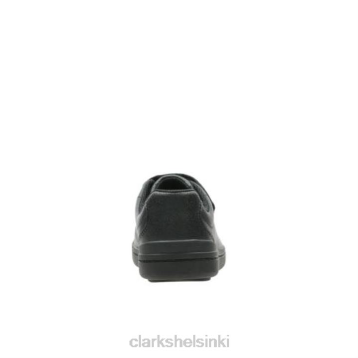 musta nahka clarks rock play inf g fit Clarks lapset 2DHN4888 musta nahka