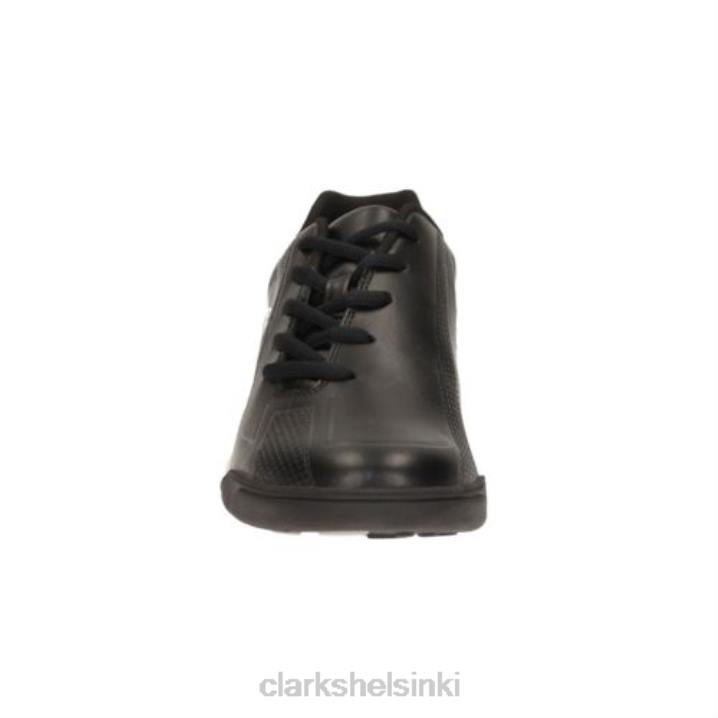 palkintojuoksu jnr f fit musta nahka clarks Clarks lapset 2DHN4934 musta nahka
