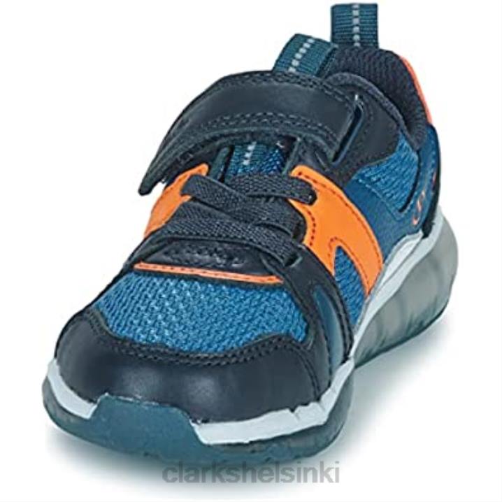 clarks kipinä flash ko sininen materiaaliyhdistelmä pojat tennarit 1 lapsi Clarks lapset 2DHN849