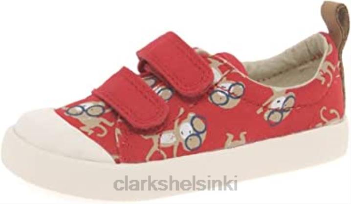 baby boys halcy high fst walk shoes red combi clarks Clarks lapset 2DHN798 punainen yhdistelmä