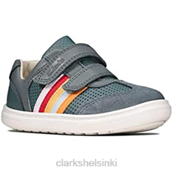clarks flash beau t poikien ensimmäiset kengät 4 sininen Clarks lapset 2DHN1090
