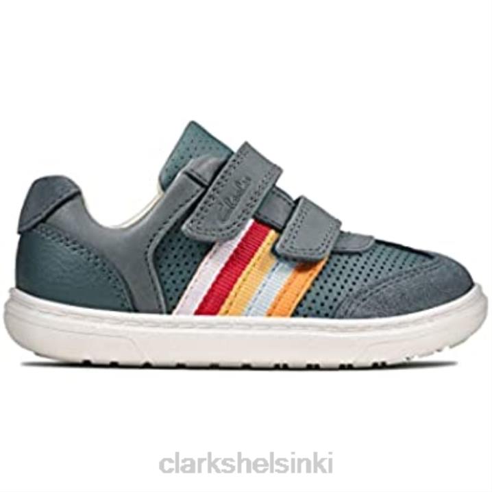 clarks flash beau t poikien ensimmäiset kengät 4 sininen Clarks lapset 2DHN1090
