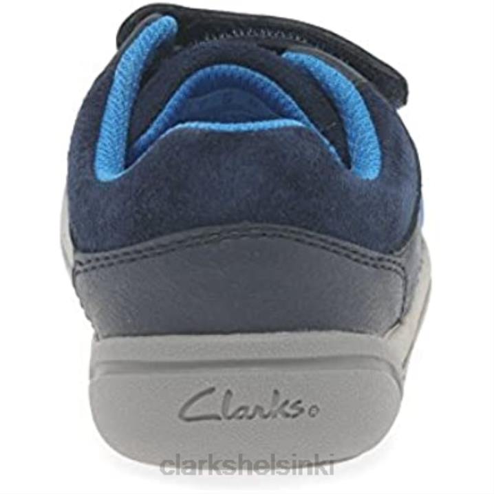 clarks tolby buzz pojat infant shoes tummansininen Clarks lapset 2DHN970 laivastonsininen