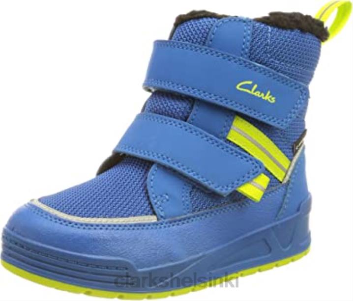 blue clarks pojan jumpperi t lumisaappaat Clarks lapset 2DHN2987 sininen