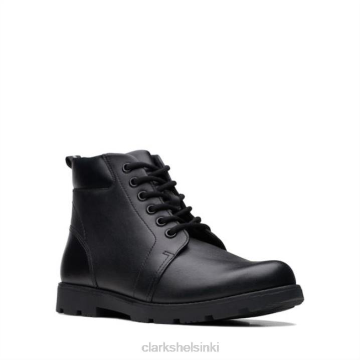 clarks musta nahka nummi mid nuorison musta nahka Clarks lapset 2DHN5921 musta nahka