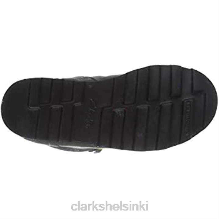 harmaa nahkainen clarks pojan kruunu tor k chukka saappaat Clarks lapset 2DHN1811 harmaa nahka