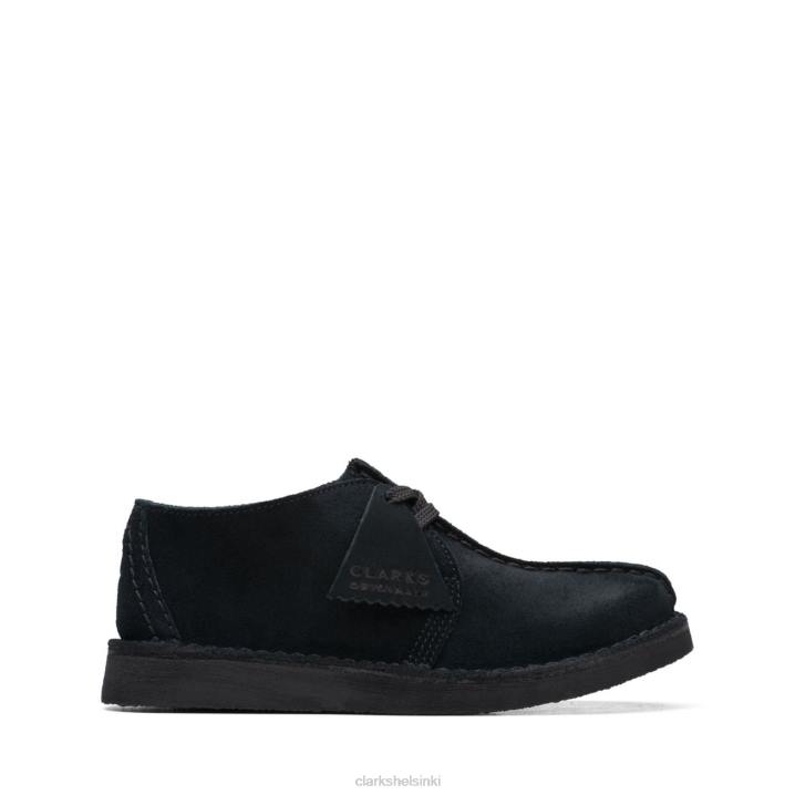 black suede desert trek vanhempi musta mokka clarks Clarks lapset 2DHN6892 musta mokka