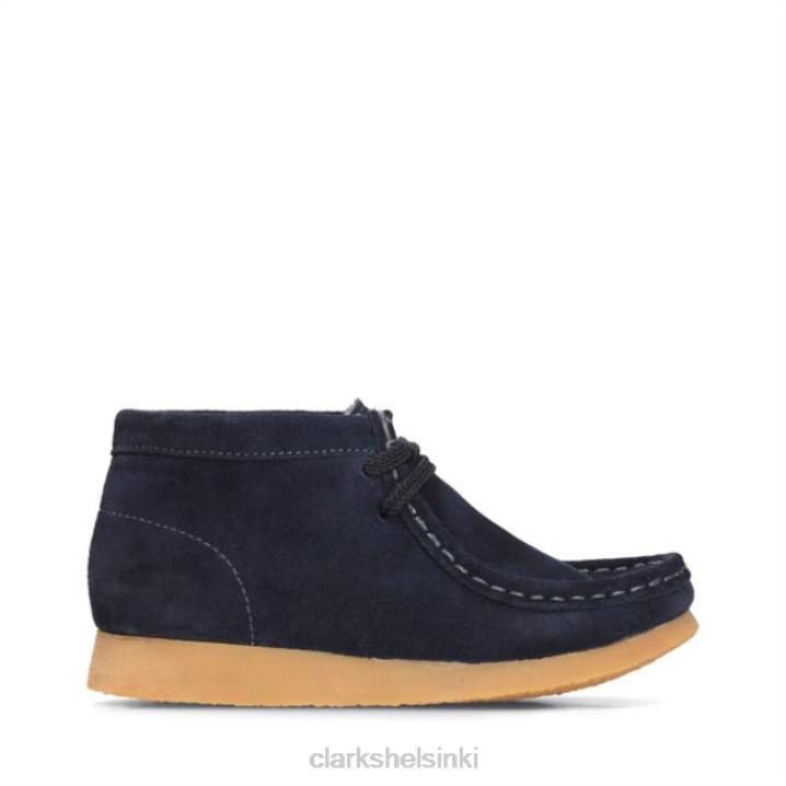wallabee boot navy mokka navy mokka clarks Clarks lapset 2DHN5782 laivastonsininen mokka