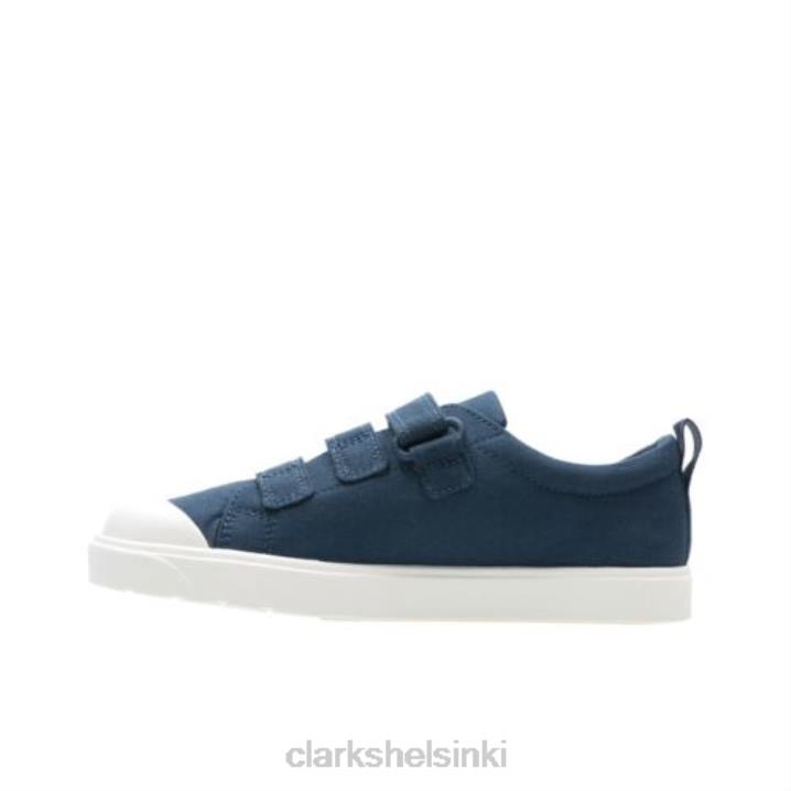 clarks navy city flare lo inf g fit Clarks lapset 2DHN4825 laivasto