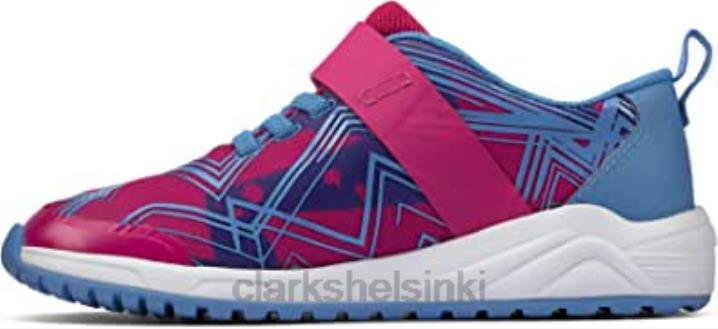 clarks aeon pace kid textile tennarit pinkki Clarks lapset 2DHN1618