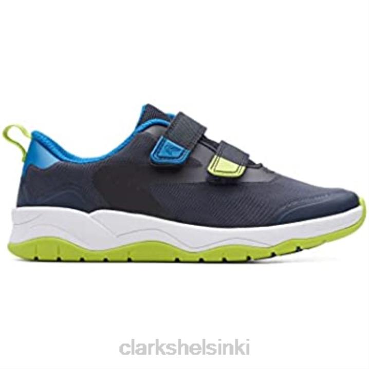 clarks c lowder race kid textile tennarit sininen Clarks lapset 2DHN882