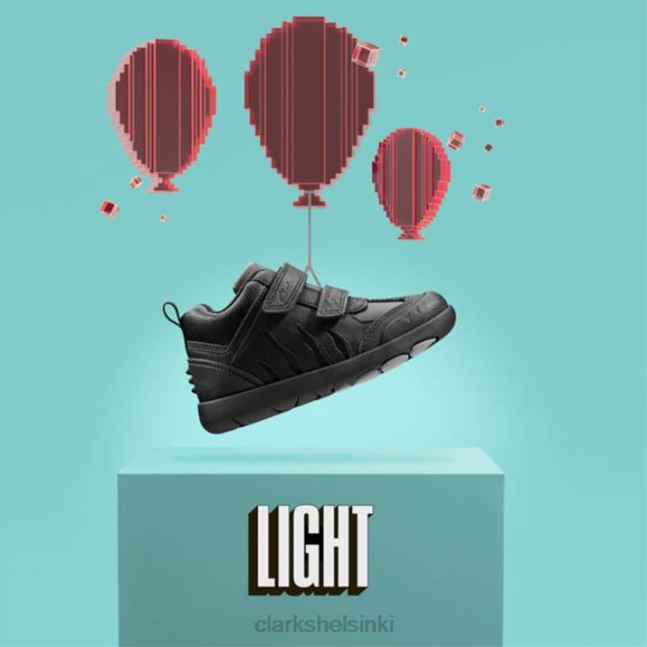 rex hop kid musta nahka clarks musta nahka Clarks lapset 2DHN5743 musta nahka