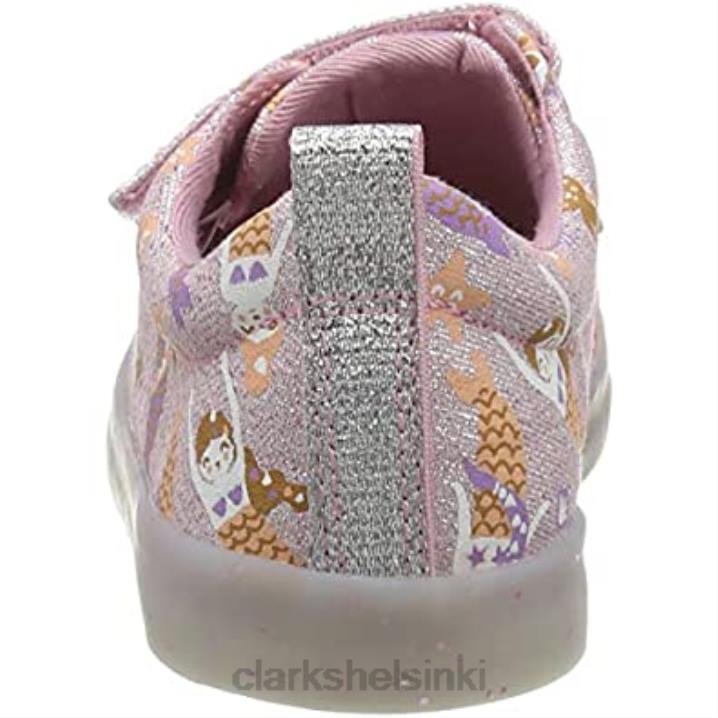 Foxing print kid tekstiili canvas clarks Clarks lapset 2DHN1871