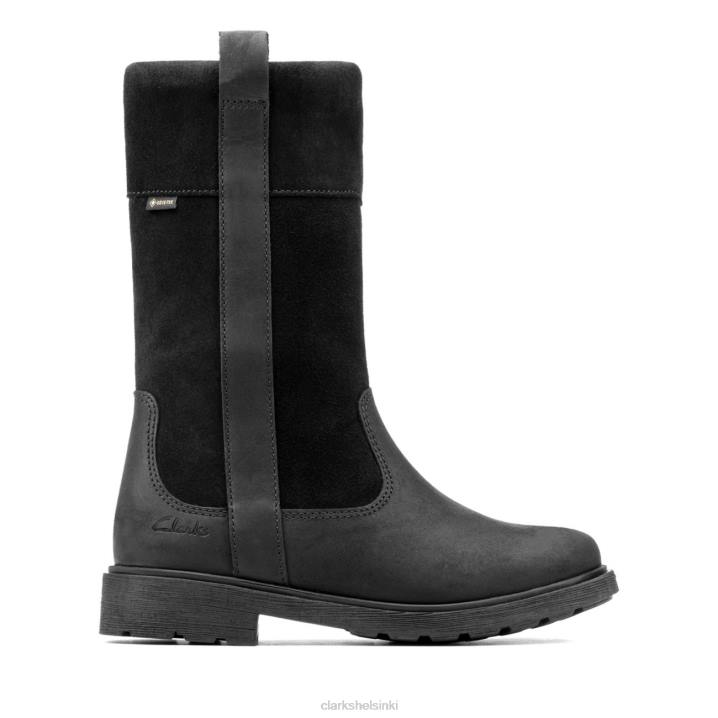 astrol hi gore-tex kid musta nahka musta nahka clarks Clarks lapset 2DHN5790 musta nahka
