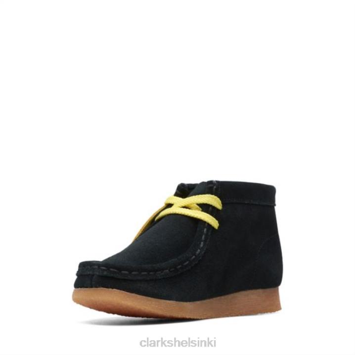 clarks wallabee mist kid musta printti musta printti Clarks lapset 2DHN5938 musta printti