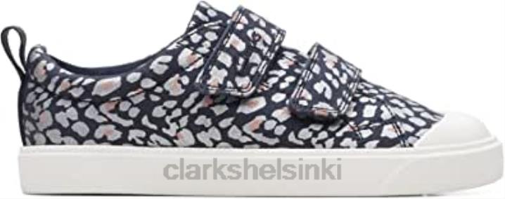 kaupunki kirkas lapsi tekstiilikangas 0 sininen clarks Clarks lapset 2DHN391