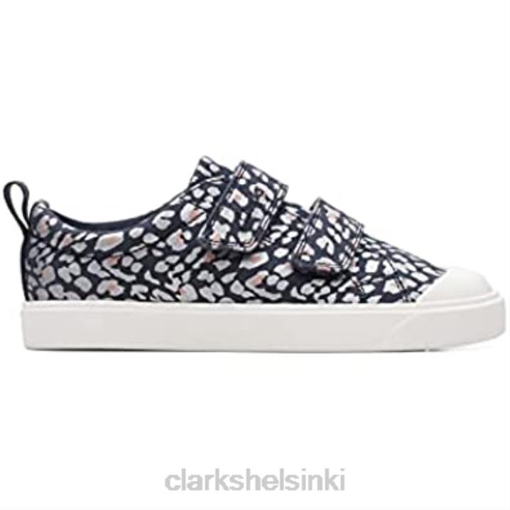 kaupunki kirkas lapsi tekstiilikangas 0 sininen clarks Clarks lapset 2DHN391