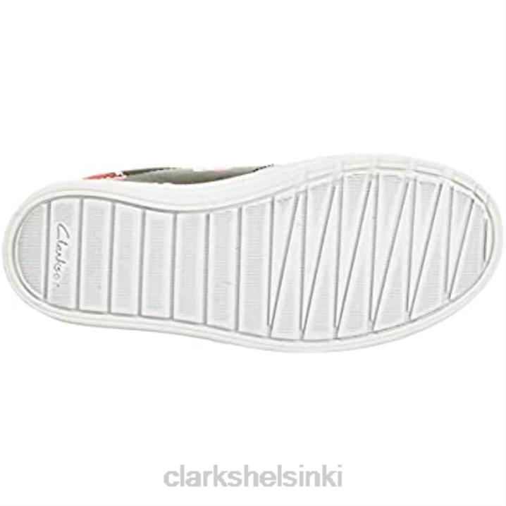 unisex lasten nova varhainen k lenkkari clarks khaki yhdistelmä Clarks lapset 2DHN2407 khaki yhdistelmä
