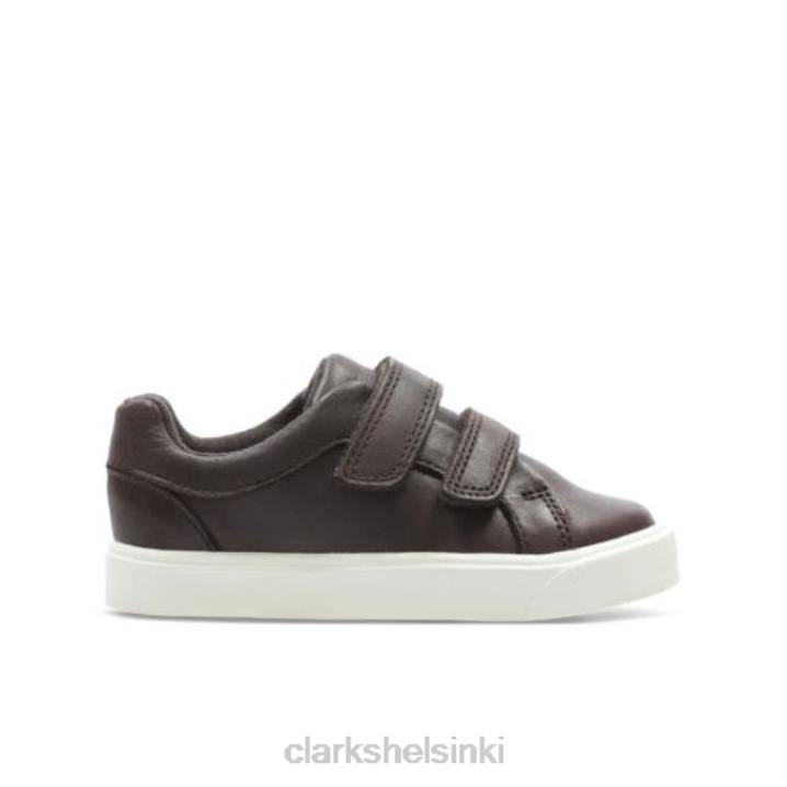 city ​​oasis lo fst f fit ruskea nahka clarks Clarks lapset 2DHN4830 ruskeaa nahkaa