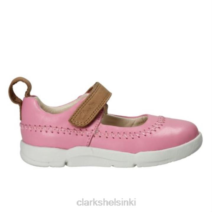 clarks pink tri atlas fst g fit Clarks lapset 2DHN4617 vaaleanpunainen