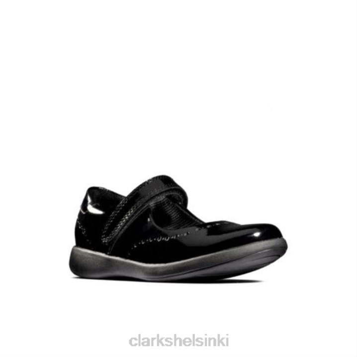 musta patentti etch craft fst g fit clarks Clarks lapset 2DHN4612 musta patentti