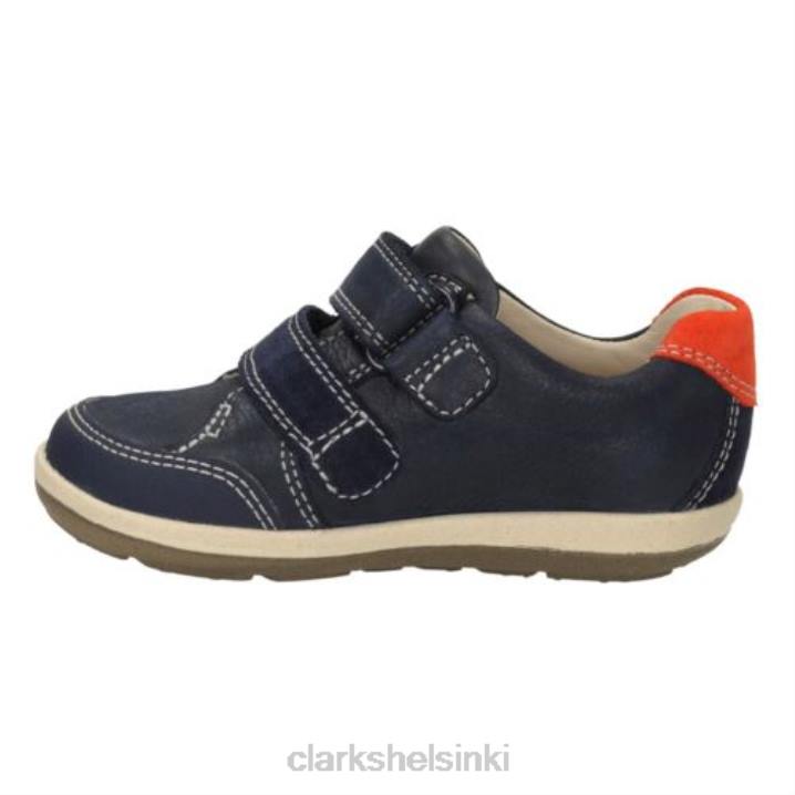 pehmeästi tom fst f fit clarks laivastonsininen nahka Clarks lapset 2DHN4847 laivastonsininen nahka