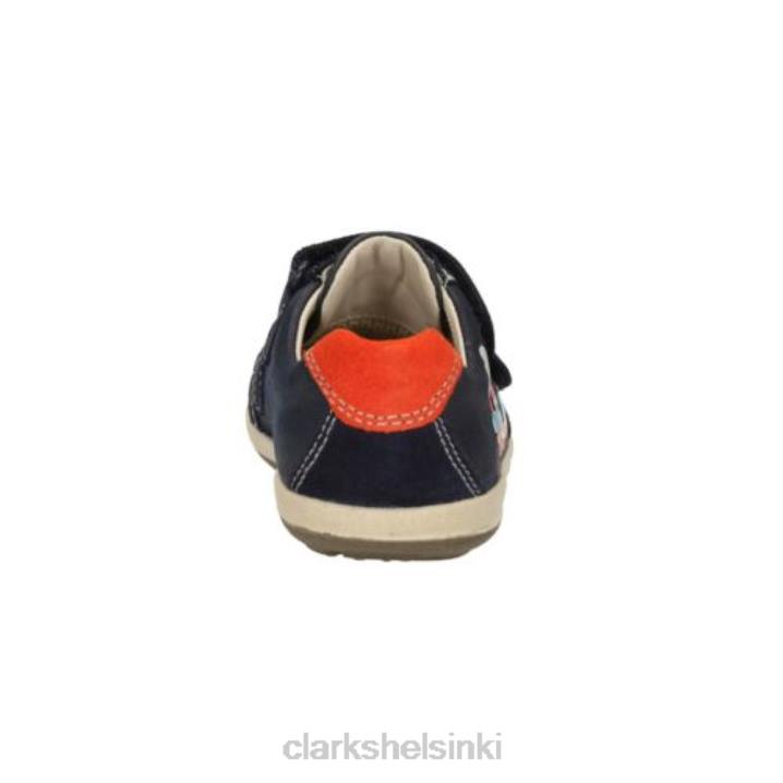 pehmeästi tom fst f fit clarks laivastonsininen nahka Clarks lapset 2DHN4847 laivastonsininen nahka