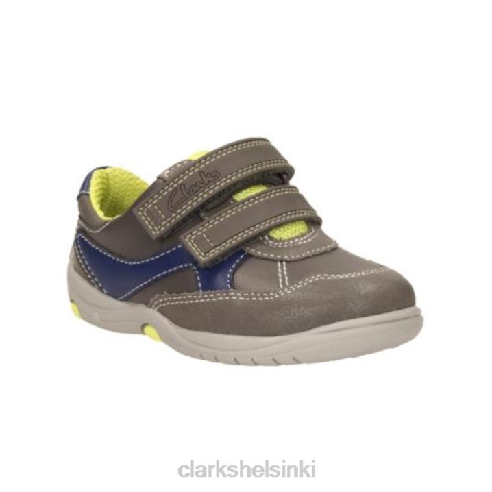 ru cove fst f fit clarks harmaa nahka Clarks lapset 2DHN4845 harmaa nahka