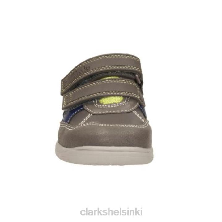 ru cove fst f fit clarks harmaa nahka Clarks lapset 2DHN4845 harmaa nahka