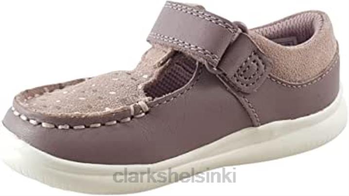 clarks crest moc toddler nahkakengät vaaleanpunainen Clarks lapset 2DHN1019
