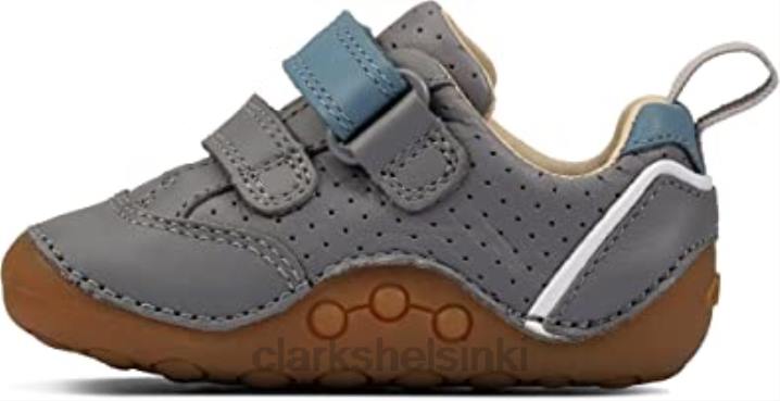 ti ny sky toddler nahkakengät harmaa clarks Clarks lapset 2DHN2903