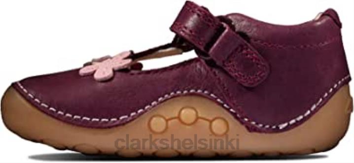 clarks ti ny f alemmat taaperon nahkakengät laivastonsininen patentti Clarks lapset 2DHN2147