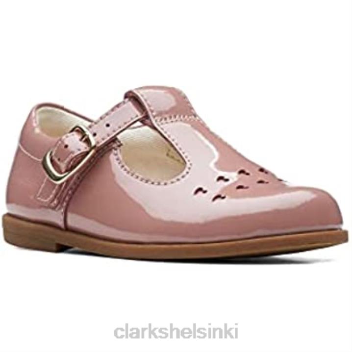 piirsi pelata taaperon nahkakengät vaaleanpunaiset clarks Clarks lapset 2DHN76