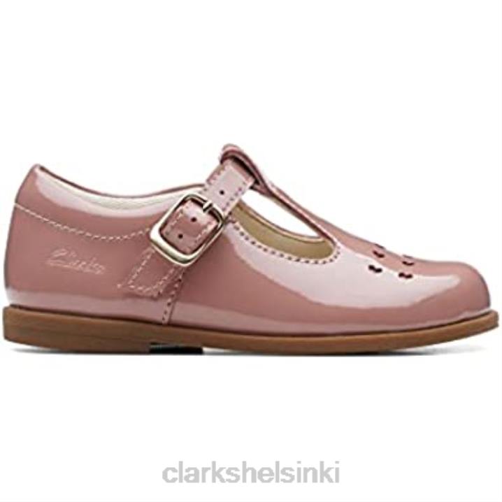 piirsi pelata taaperon nahkakengät vaaleanpunaiset clarks Clarks lapset 2DHN76