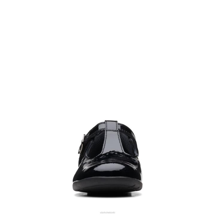 clarks musta pat scaladress k Clarks lapset 2DHN3785 musta silittää