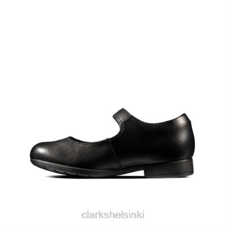 musta nahka clarks scala pure inf f fit Clarks lapset 2DHN4656 musta nahka