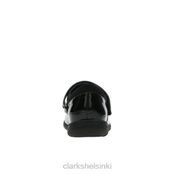 venture star inf h fit clarks musta kiiltonahka Clarks lapset 2DHN4661 musta kiiltonahka