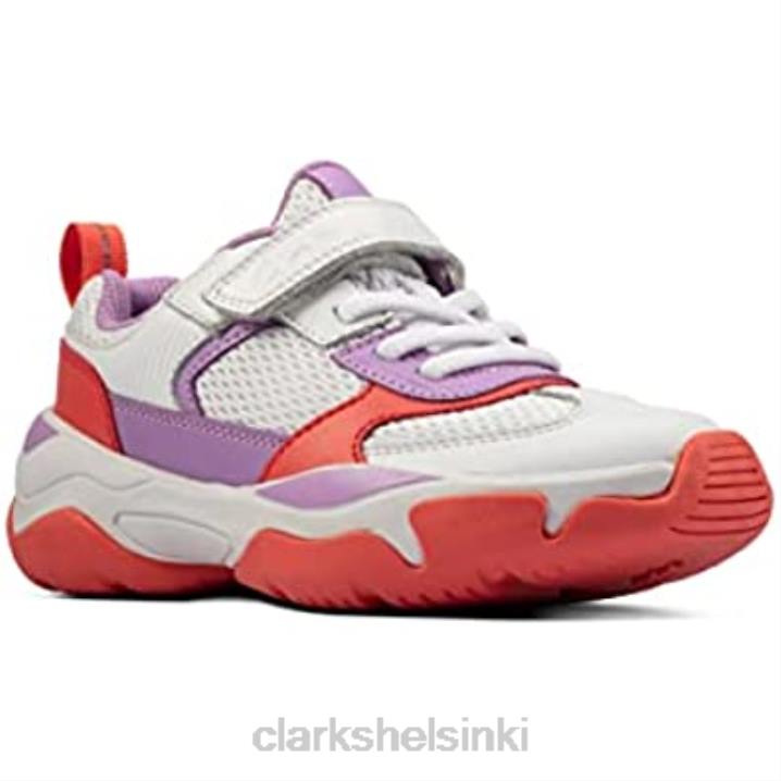 purple clarks kuju run k tyttöjen tennarit Clarks lapset 2DHN2003 violetti