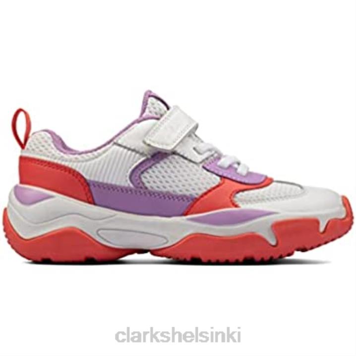purple clarks kuju run k tyttöjen tennarit Clarks lapset 2DHN2003 violetti
