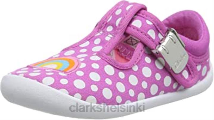 hot pink baby girls roamer sun t matalat tennarit lapsi clarks Clarks lapset 2DHN1308 kuuma pinkki