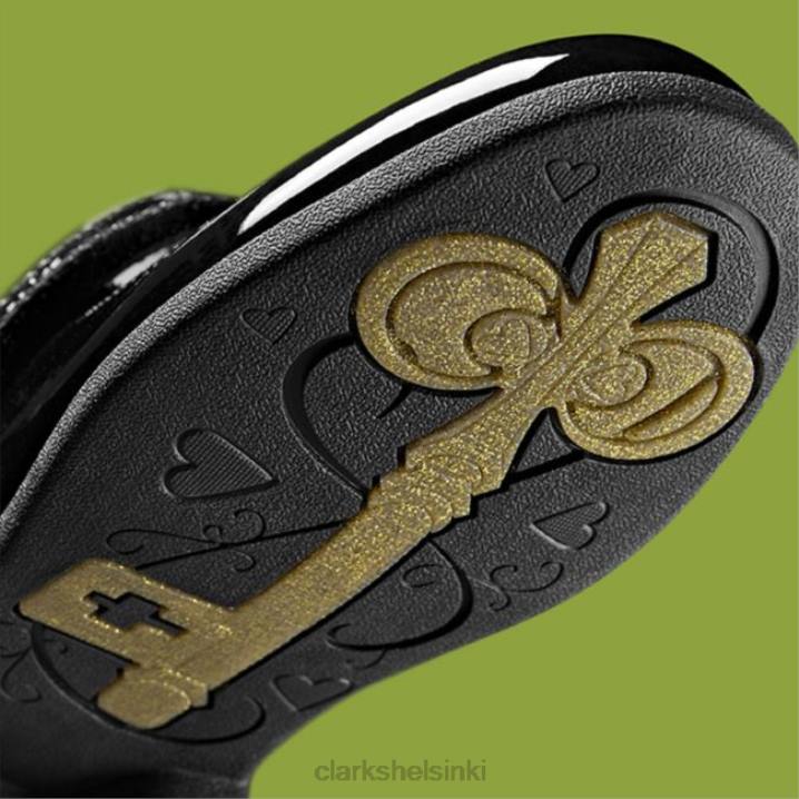 magic step bar kid black patent black patent clarks Clarks lapset 2DHN5822 musta patentti