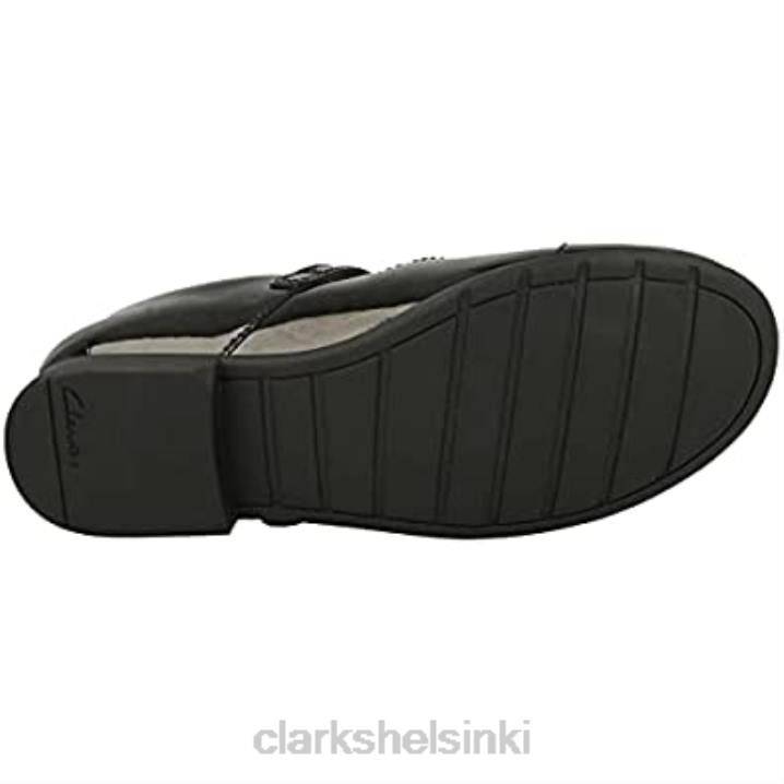 tyttöjen laser yksityiskohtainen t-bar kengät scala spirit k black clarks Clarks lapset 2DHN398 musta