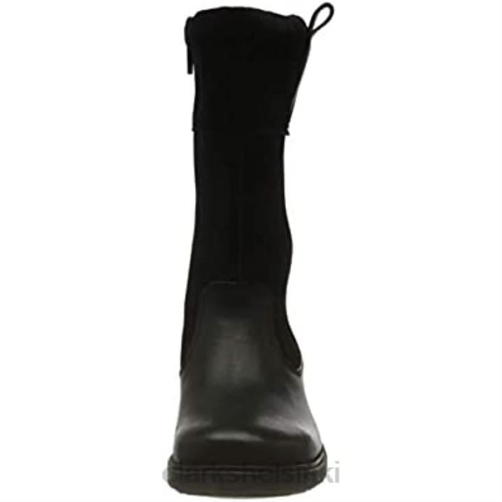 musta nahka tyttö astrolhi gtx k chelsea boot clarks Clarks lapset 2DHN1084 musta nahka