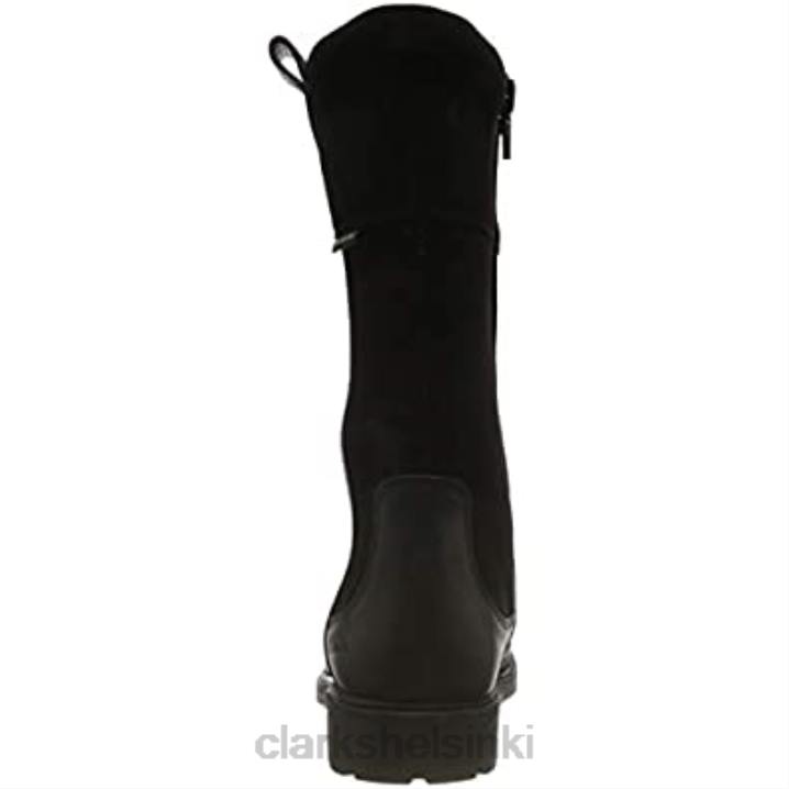 musta nahka tyttö astrolhi gtx k chelsea boot clarks Clarks lapset 2DHN1084 musta nahka