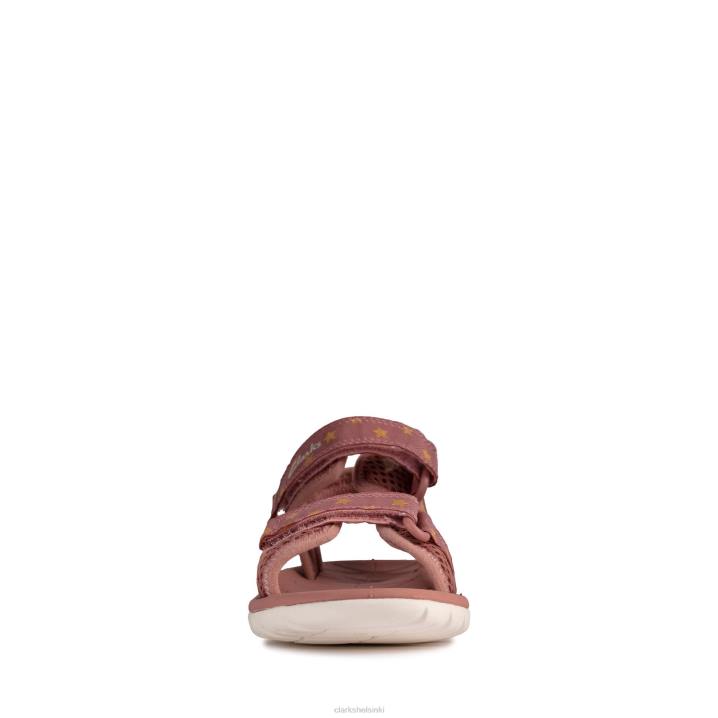 surfing tide k clarks pölyinen vaaleanpunainen Clarks lapset 2DHN3797 pölyinen vaaleanpunainen