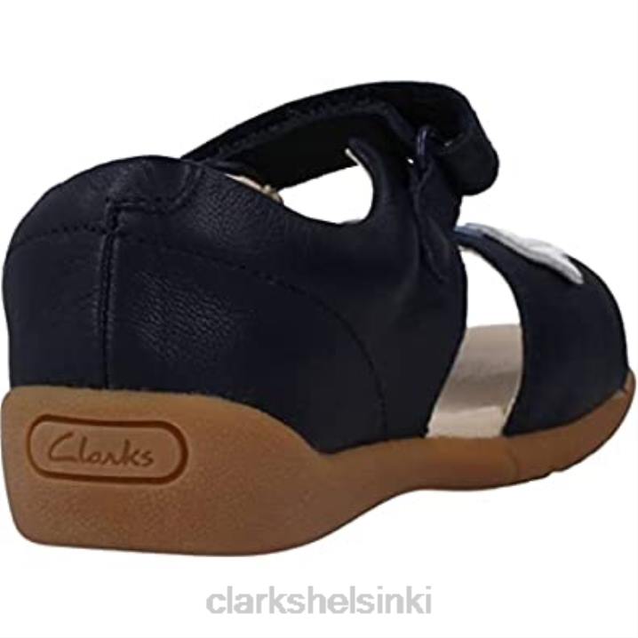 tytön zora peippo t suljetut sandaalit laivastonsiniset clarks Clarks lapset 2DHN2646 laivastonsininen