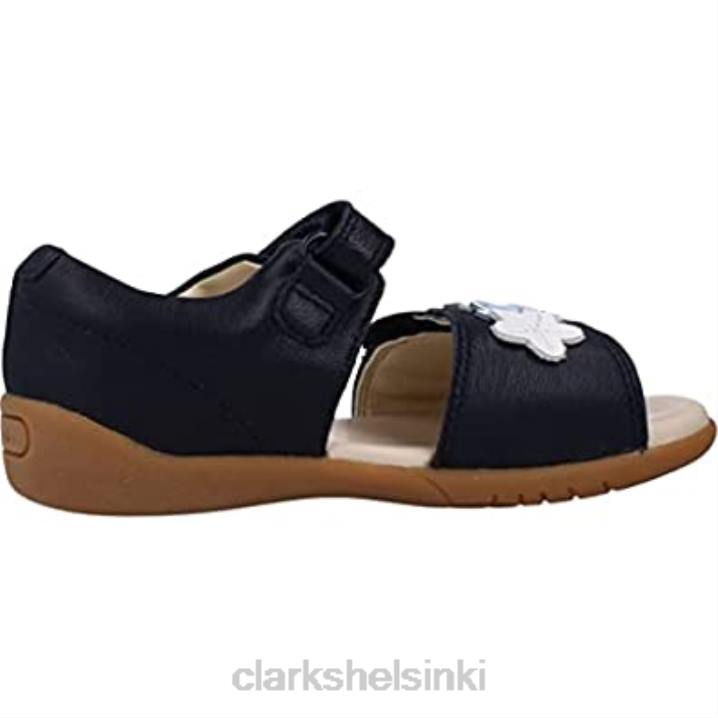 tytön zora peippo t suljetut sandaalit laivastonsiniset clarks Clarks lapset 2DHN2646 laivastonsininen