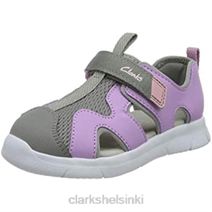 tyttöjen ath surf t sandaali lila synteettiset clarks Clarks lapset 2DHN854 synteettinen lila